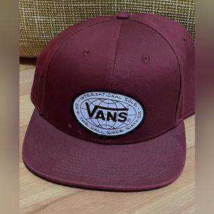 Vans Men’s Burgundy Snap Back Hat Cap